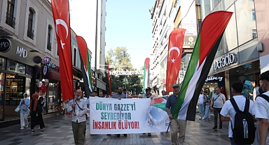 TRABZON'DAN GAZZE'YE DESTEK YÜRÜYÜŞÜ 
