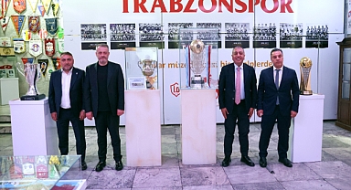 TRABZONSPOR'UN KUPALARI MÜZEDEKİ YERİNİ ALDI 