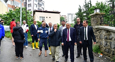 VALİ YILDIRIM SAHAYA İNDİ 