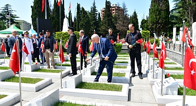 VALİ YILDIRIM ŞEHİTLİĞİ ZİYARET ETTİ 