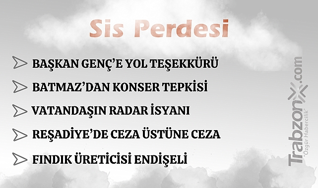 12.07.2025 SİS PERDESİ