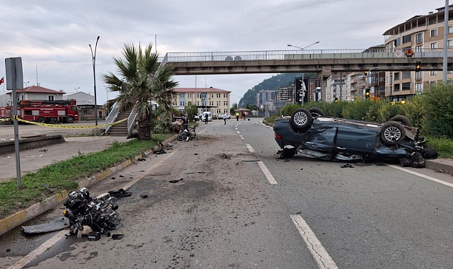 ARTVİN'DE FECİ KAZA: 2 ÖLÜ