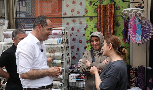 BAŞKAN EKİM, HER FIRSATTA ESNAF VE VATANDAŞLARLA BULUŞUYOR