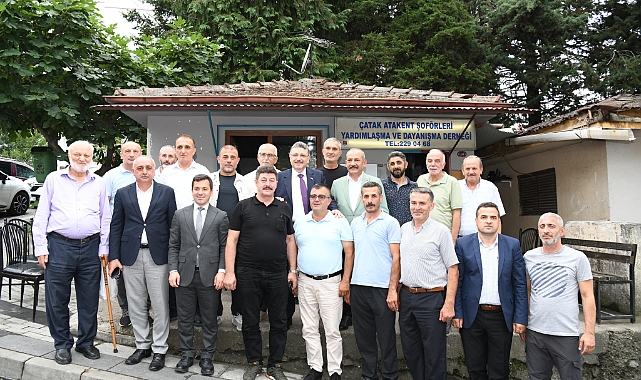 BAŞKAN GENÇ ÇATAK DOLMUŞ DURAĞINDA TALEPLERİ DİNLEDİ