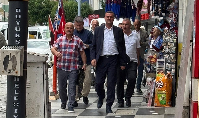 BAŞKAN SİVRİKAYA ESNAFIN SORUNLARINI DİNLEDİ