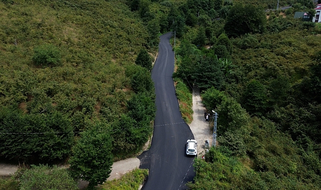 BÜYÜKŞEHİR BELEDİYESİ YILLARIN ASFALT SORUNUNU ÇÖZÜYOR