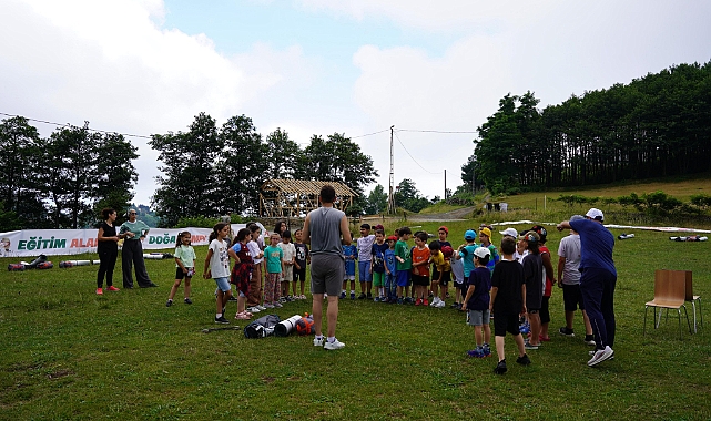 BÜYÜKŞEHİR'İN DOĞA KAMPINA YOĞUN İLGİ