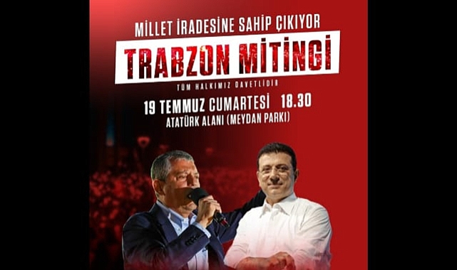 CHP TRABZON MİTİNG