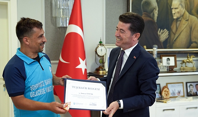 KAYA'DAN ÖRNEK PERSONELE TEŞEKKÜR BELGESELİ