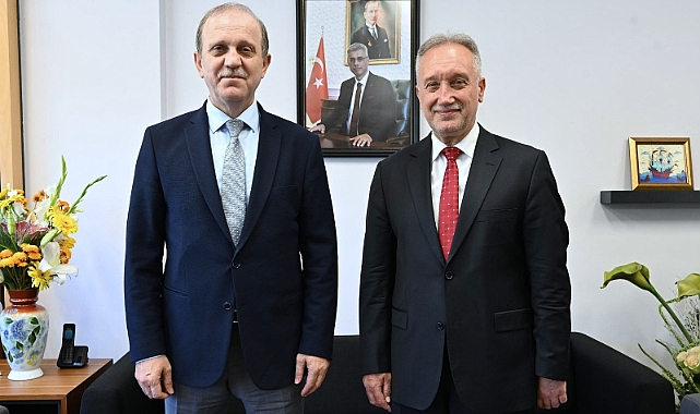 REKTÖR ÇUVALCI'DAN TOPSAKAL'A 'HAYIRLI OLSUN' ZİYARETİ