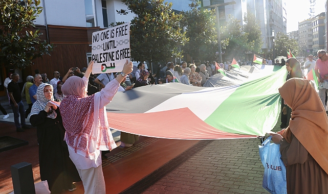 TRABZON, FİLİSTİN İÇİN YÜRÜDÜ