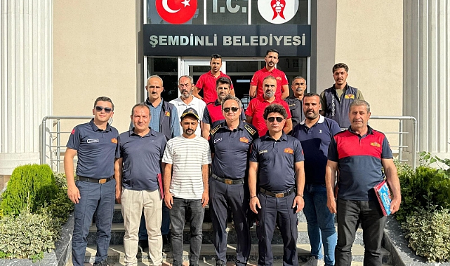 TRABZON İTFAİYESİNDEN ŞEMDİNLİ’YE EĞİTİM DESTEĞİ
