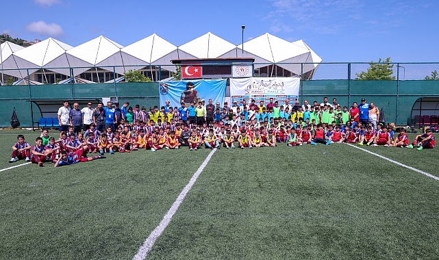 TRABZONSPOR FUTBOL OKULLARI YAZ KAMPININ İLK ETABI BAŞLADI