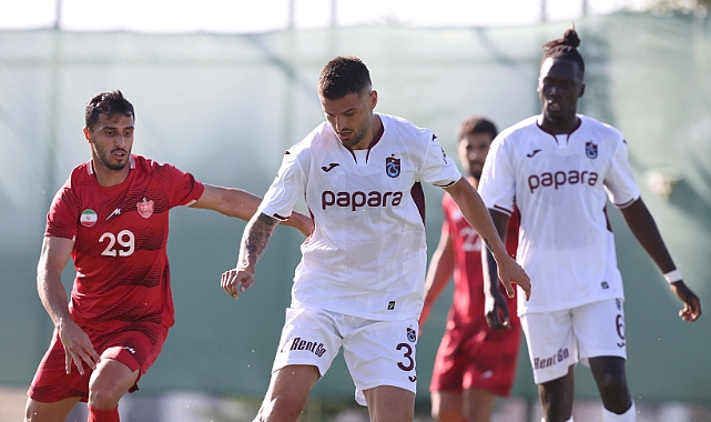 TRABZONSPOR-PERSEPOLİS MAÇİNDA GOL SESİ ÇIKMADI