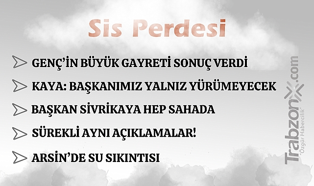 18.08.2025 SİS PERDESİ