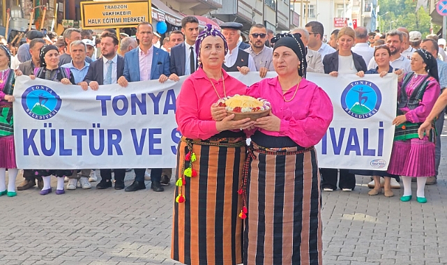22. TONYA TEREYAĞI FESTİVALİ BAŞLADI