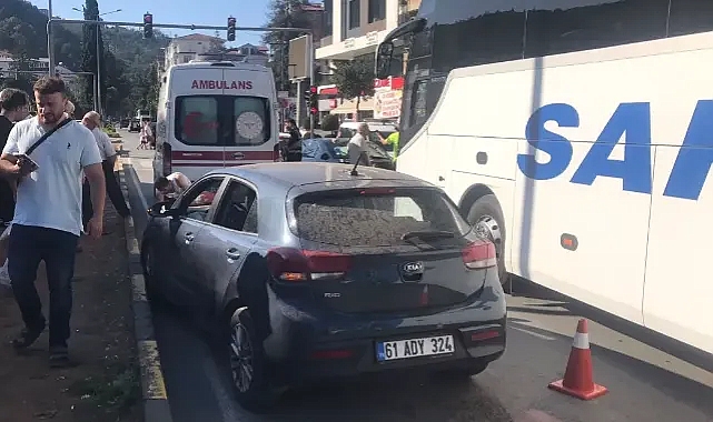 ARAKLI'DA KORKUTAN KAZA: 1 ÇOCUK YARALANDI