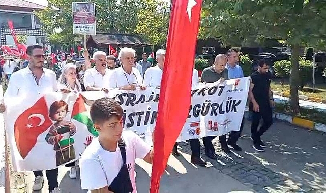 ARAKLI'DAN FİLİSTİN'E DESTEK