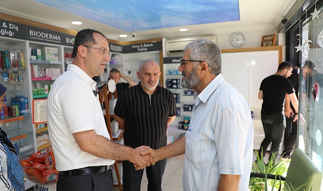 BAŞKAN EKİM'DEN ESNAF ZİYARETİ