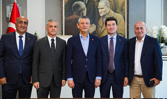 CHP GENEL BAŞKANI ÖZEL, BAŞKAN KAYA’YI ZİYARET ETTİ