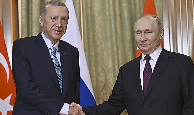 CUMHURBAŞKANI ERDOĞAN PUTİN İLE GÖRÜŞTÜ