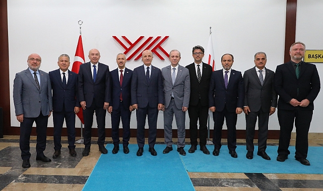 REKTÖR ÇUVALCI'DAN YÖK BAŞKANINA HAYIRLI OLSUN ZİYARETİ