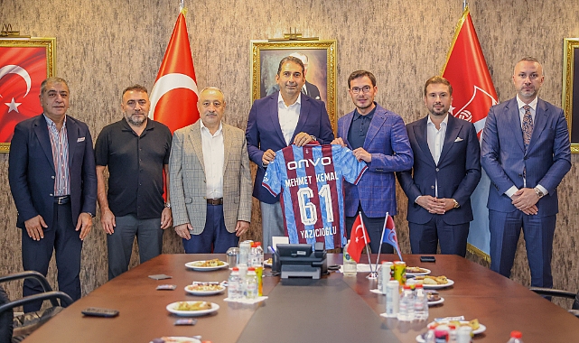 TOKAT BELEDİYE BAŞKANI YAZICIOĞLU'NDAN TRABZONSPOR'A ZİYARET
