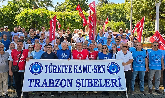 TRABZON'DA MEMURLAR İSYANDA: İŞ BIRAKTILAR!