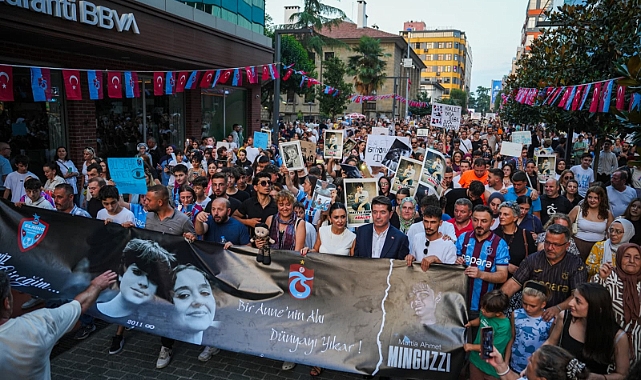 TRABZON MATTİA AHMET İÇİN YÜRÜDÜ