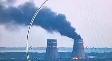 UKRAYNA'DA NÜKLEER SANTRALİ VURULDU! 