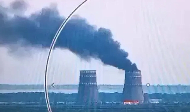 UKRAYNA'DA NÜKLEER SANTRALİ VURULDU!