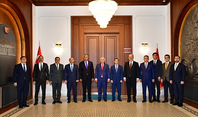 VALİ YILDIRIM TÜRKSOY HEYETİ İLE BİR ARAYA GELDİ