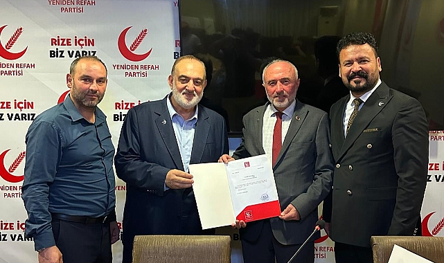 YAP RİZE İLÇE TEŞKİLATLARINDA BAYRAK DEĞİŞİMİ