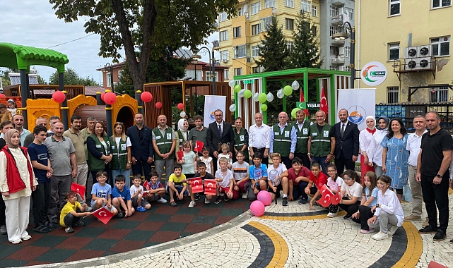 YEŞİLAY TEMALI ÇOCUK PARKI SÜRMENE'DE AÇILDI