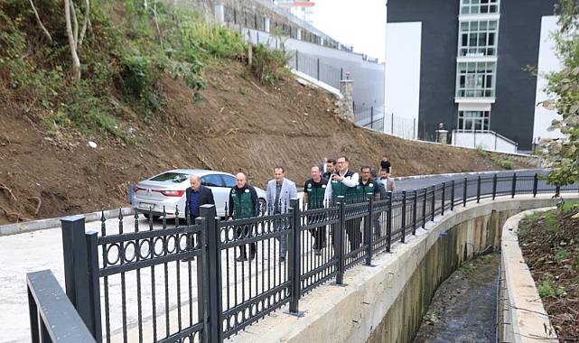 AKÇAABAT'TA DERE ISLAH ÇALIŞMALARI DEVAM EDİYOR