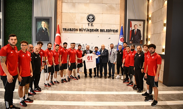 AMPUTE MİLLİ TAKIMI'NDAN BÜYÜKŞEHİR'E ZİYARET