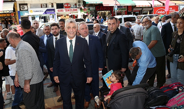 BAKAN BOLAT RİZE'DE İNCELEMELERDE BULUNDU