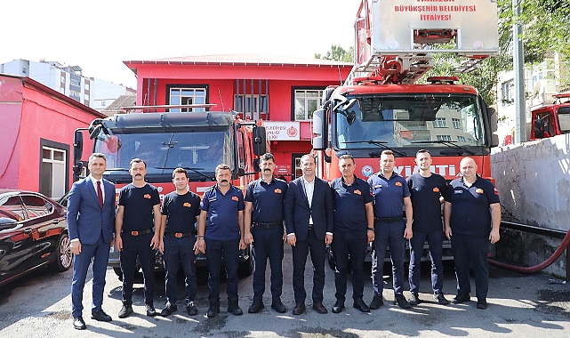 BAŞKAN EKİM’DEN İTFAİYECİLİK HAFTASINDA ANLAMLI ZİYARET