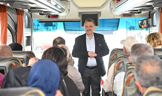 BAŞKAN GENÇ, 144 EMEKLİYİ ÇANAKKALE’YE UĞURLADI