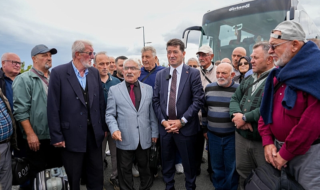 BAŞKAN KAYA, EMEKLİLERİ ÇANAKKALE’YE UĞURLADI