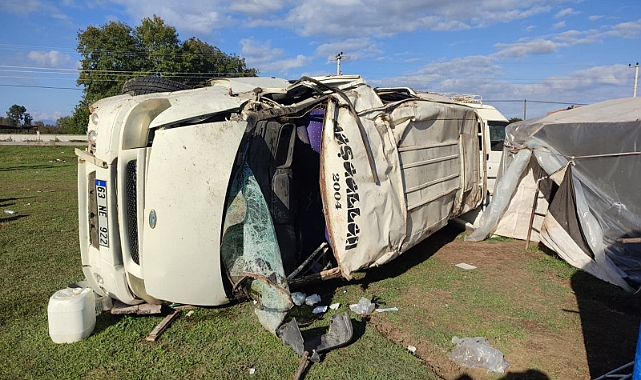 BÖLGEMİZDE FECİ KAZA: 1 ÖLÜ, 1 YARALI