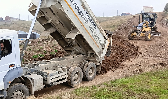 BÜYÜKŞEHİR TRABZON'U ŞANTİYEYE ÇEVİRDİ