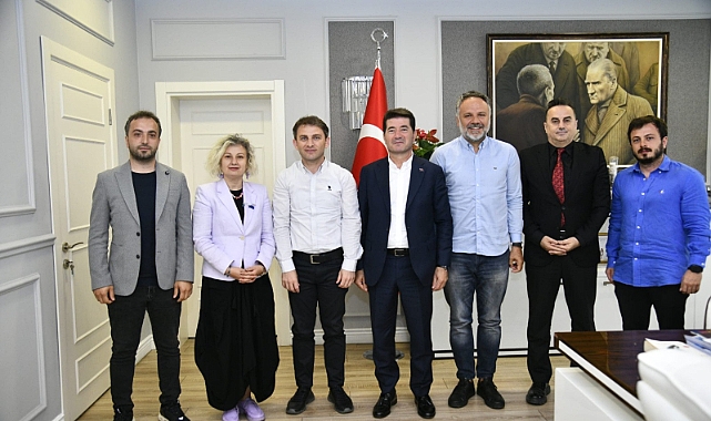 ÇEVRE MÜHENDİSLERİ ODASI, BAŞKAN KAYA’YI ZİYARET ETTİ