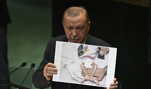 CUMHURBAŞKANI ERDOĞAN BM'DE DÜNYAYA SESLENDİ: GAZZE'DE İNSANLIK ÖLÜYOR