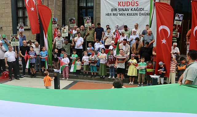 KARADENİZ'DEN FİLİSTİN VE KÜRESEL SUMUD FİLOSUNA DESTEK