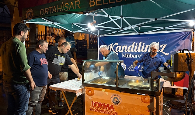 ORTAHİSAR'DAN MEVLİD KANDİLİNDE LOKMA VE HELVA İKRAMI
