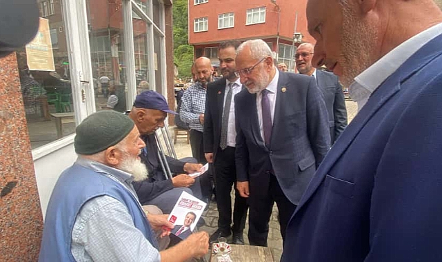 SAADET TRABZON, MİLLETİ VEKİLİYLE BULUŞTURDU