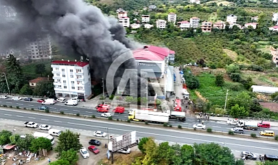 TRABZON'DA AVME'DE BÜYÜK PANİK: YANGIN ÇIKTI