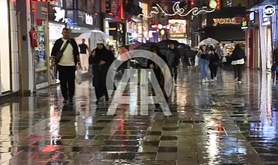 TRABZON'DA SAĞANAK ETKİLİ OLUYOR... AMAN DİKKAT!