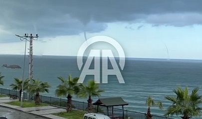 TRABZON VE GİRESUN'DA HORTUM!